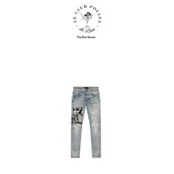 ClubPoulesDeLuxe × Tattoo Slim Denim