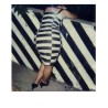 ClubPoulesDeLuxe × MFT × BeetleJuice - Black & White Dress